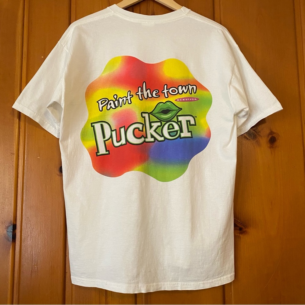Vintage Pucker Paint the Town Promo Shirt Dekuyper